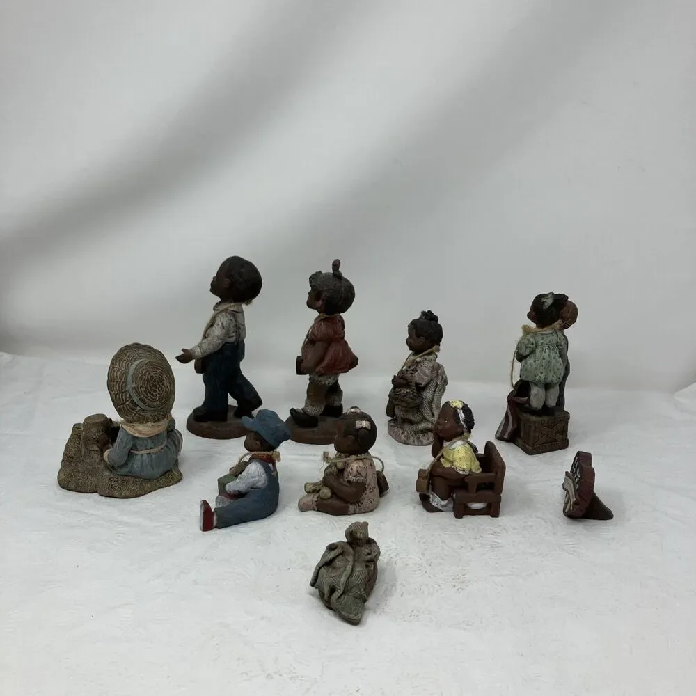 Vintage Sarah’s Attic Figurines Black Heritage Collection + Other Lot Of 10